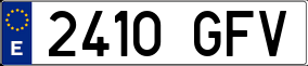 Truck License Plate
